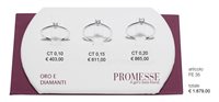Anello Promesse Donna in Oro bianco FE35015